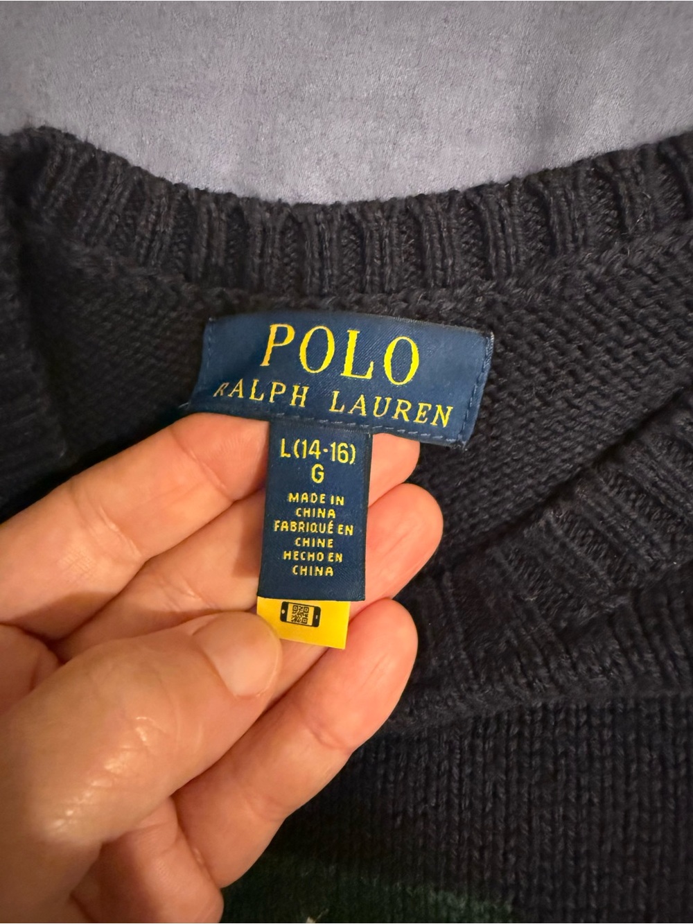Ralph Lauren Polo Bear Crewneck Sweater - Navy - Picture 3 of 6